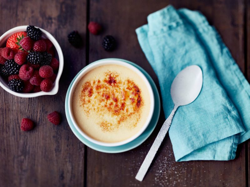 Lime crème brûlée