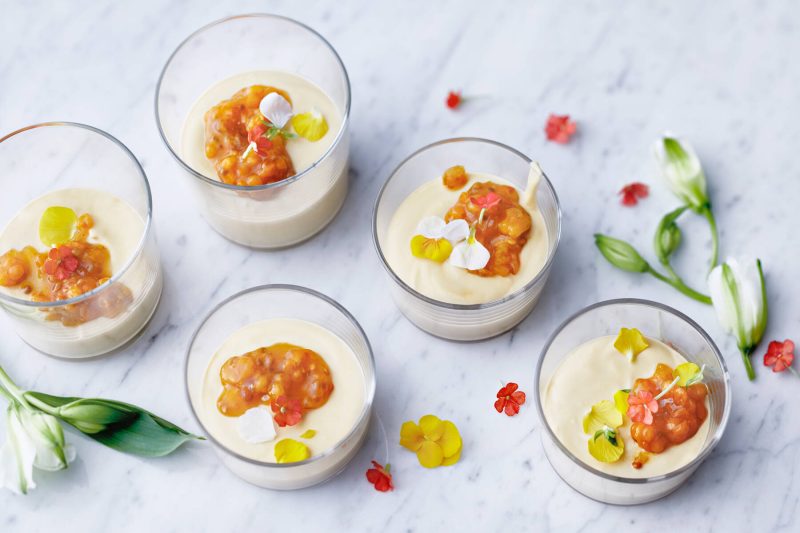 Lakka panna cotta