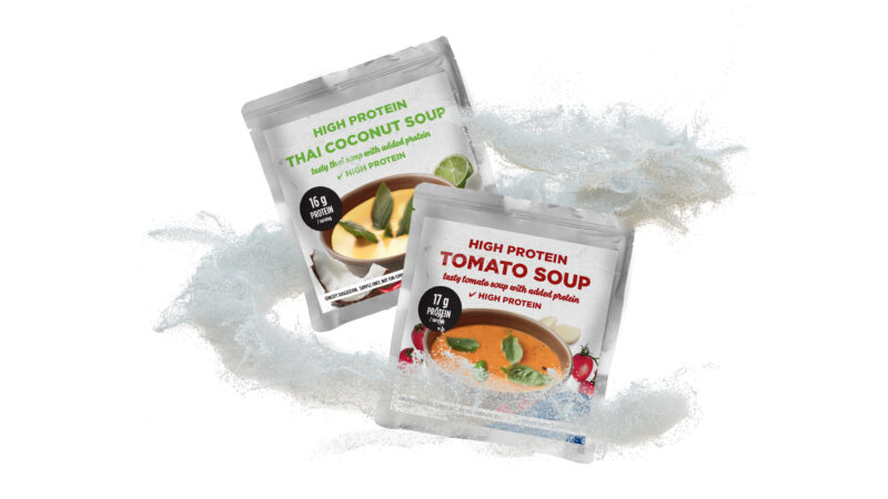 Valio high protein soup samples