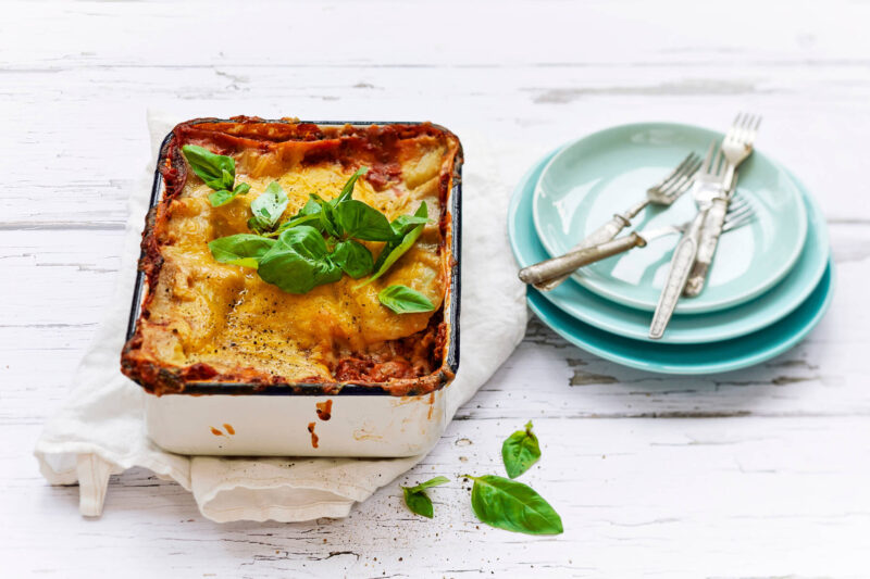 Vegaaninen lasagne