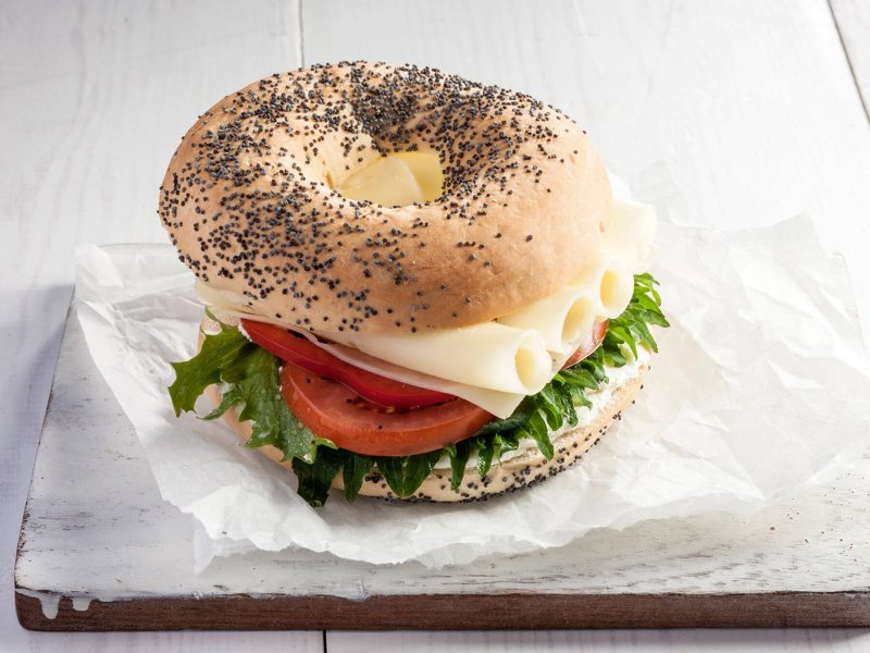 Juustoinen bagel