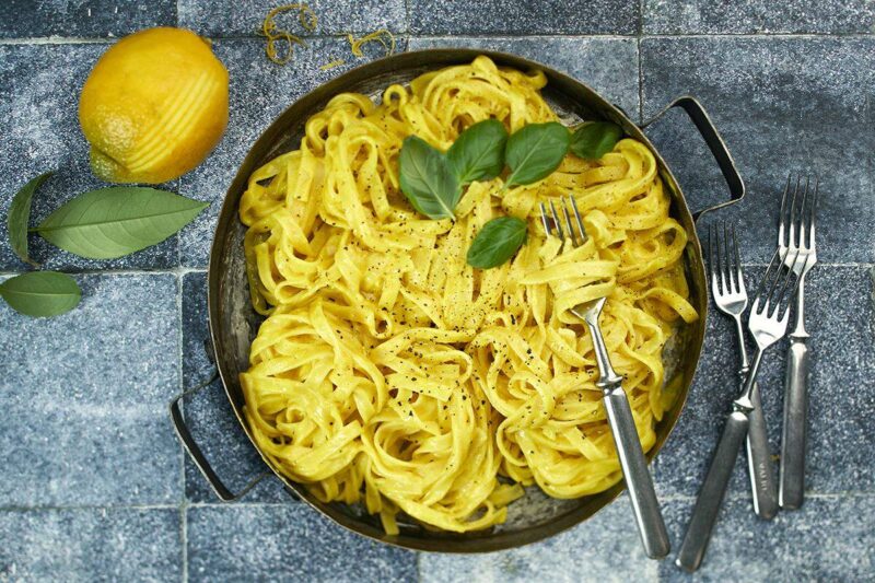 Vegansk citronpasta