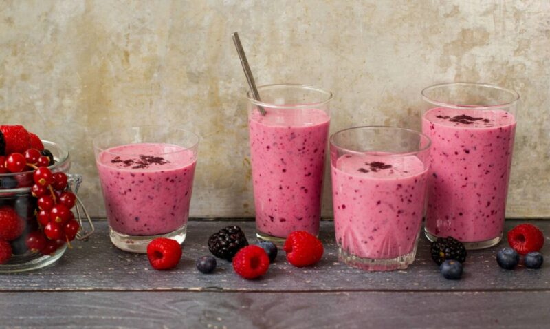 Frukostsmoothie med sommarsmak