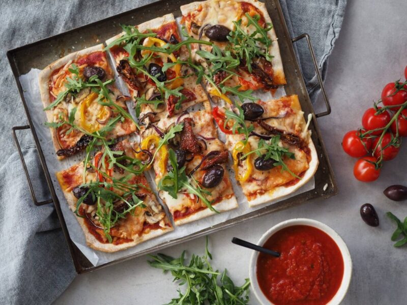 Vegansk och glutenfri pizza