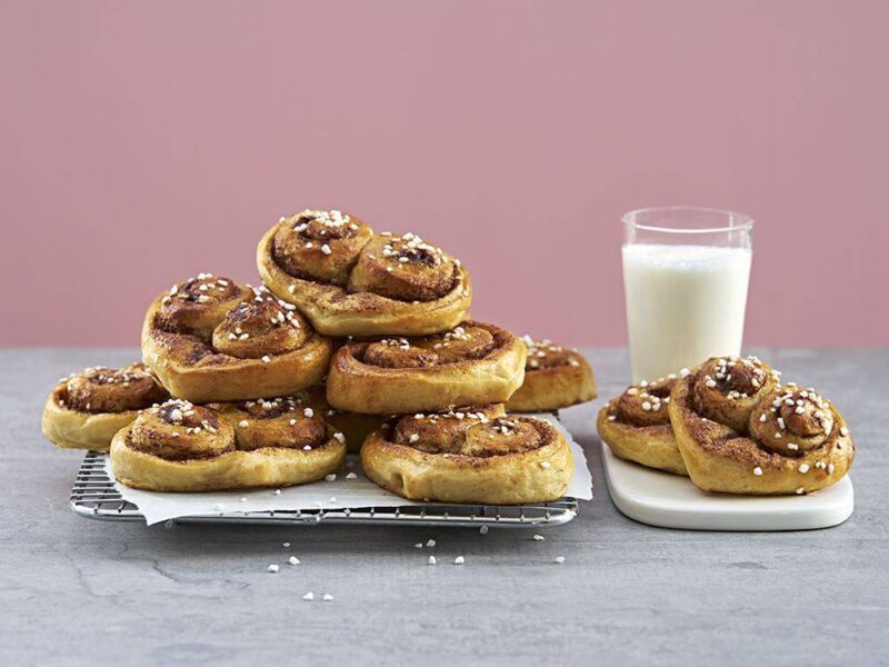 Laktosfria kanelbullar med kvarg