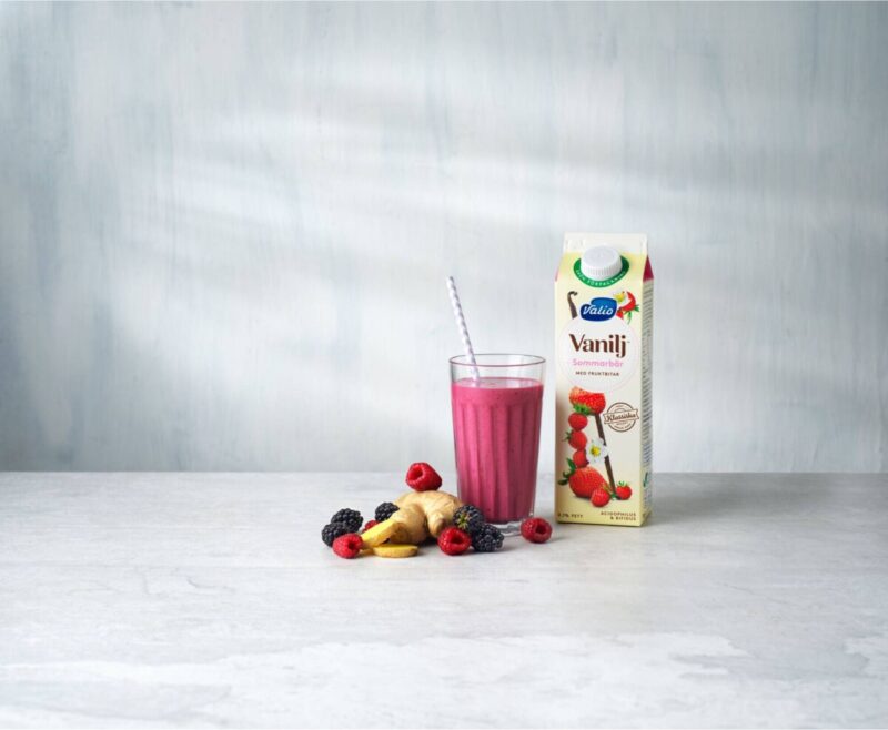 Himmelsk hallonsmoothie