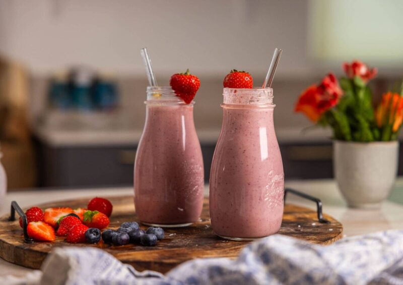 Zeinas krämiga bär- och fruktsmoothie