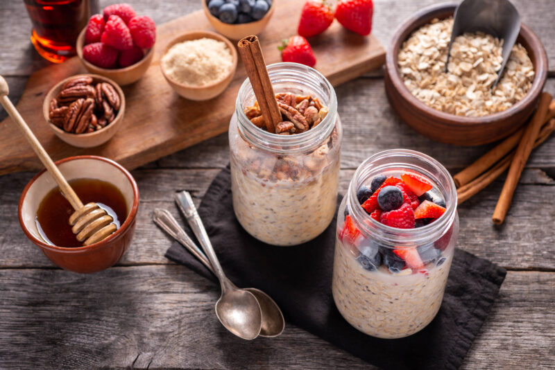 Laktosfri overnight oats