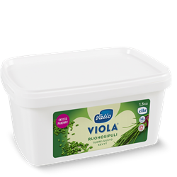 Valio Viola® kevyt 1,5 kg ruohosipuli tuorejuusto laktoositon