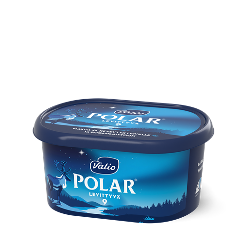 Valio Polar® Levittyvä 9 % e400 g maustamaton sulatejuusto laktoositon