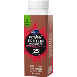 Valio PROfeel® proteinmilkshake hallon & choklad