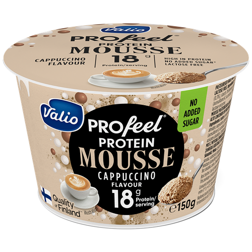 Valio PROfeel® Protein wysokobiałkowy mus o smaku cappuccino  150 g