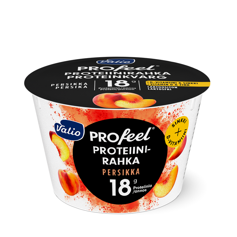 Valio PROfeel® proteiinirahka 175 g persikka laktoositon