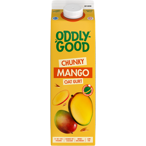 Oddlygood® havrebaserad gurt 1 kg mango glutenfri