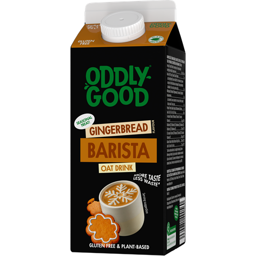 Oddlygood® Barista kaurajuoma piparkakku 0,75 l ESL gluteeniton