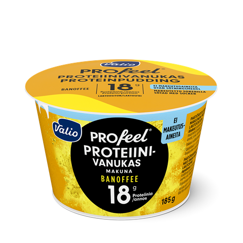 Valio PROfeel® proteiinivanukas 185 g banoffee makeutusaineeton laktoositon