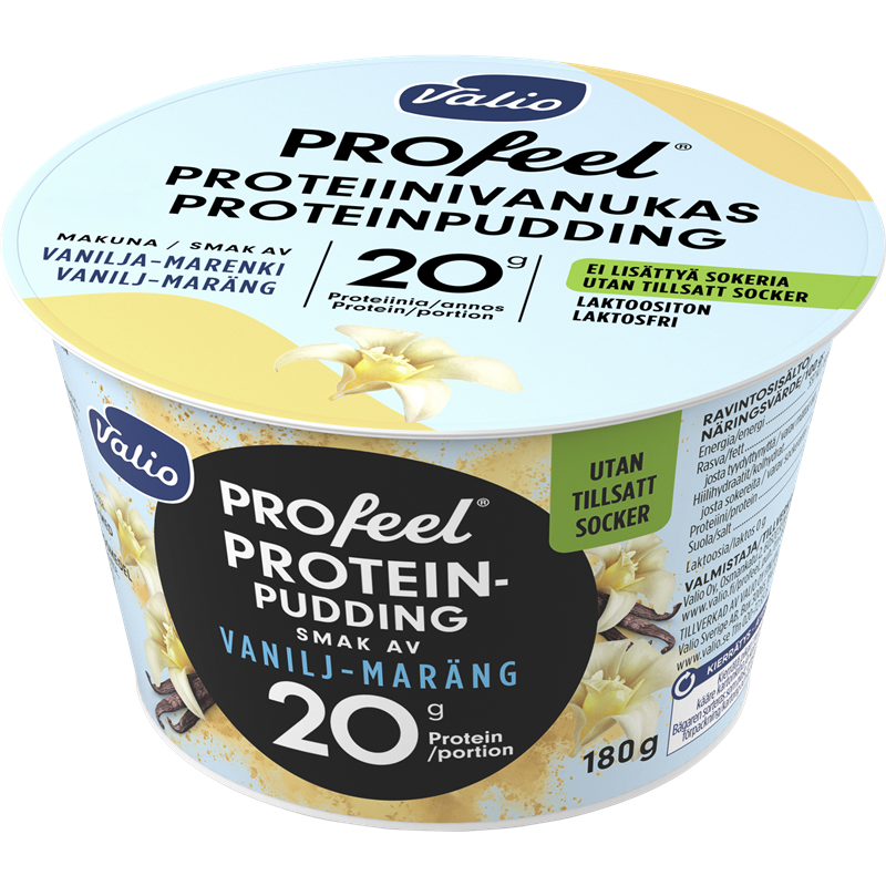 Valio PROfeel® proteinpudding vanilj-maräng