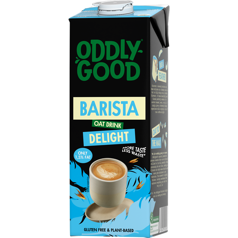 Oddlygood® Barista kaurajuoma 1 l Delight UHT gluteeniton