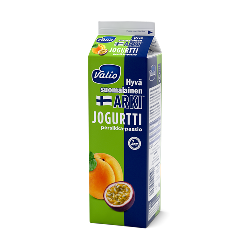 Valio Hyvä suomalainen Arki® jogurtti 1 kg persikka-passion