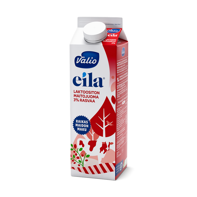 Valio Eila® 3 % maitojuoma 1 l laktoositon