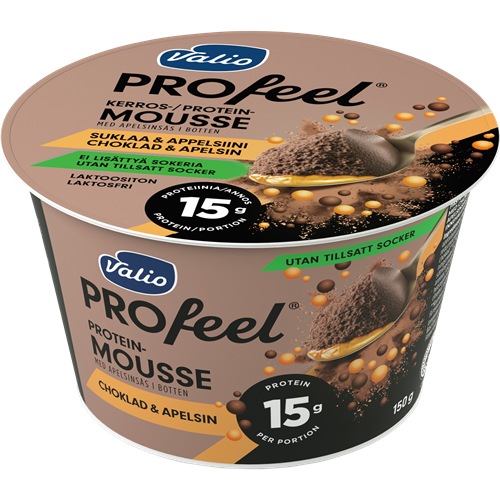 Valio PROfeel® proteinmousse choklad & apelsin