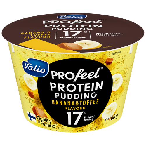 Valio PROfeel® Protein Natillas Banana-Toffee 185g