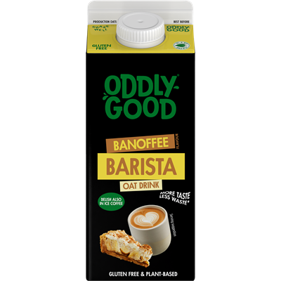 Oddlygood® Barista kaurajuoma banoffee 0,75 l ESL gluteeniton