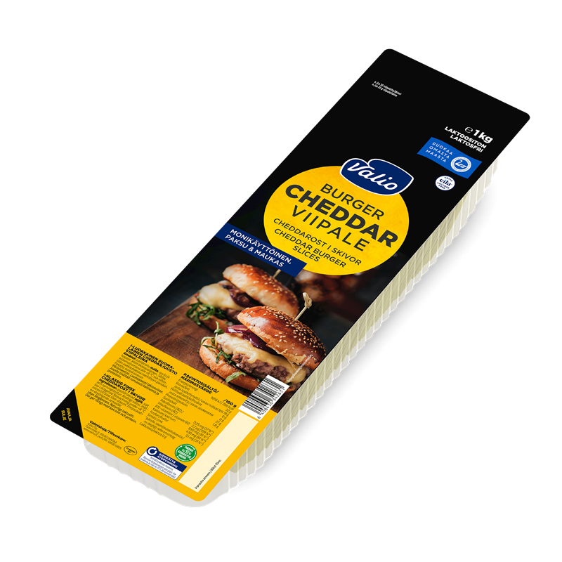 Valio Burgerviipale cheddar e1 kg