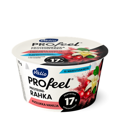 Valio PROfeel® proteiinirahka 175 g puolukka-vanilja