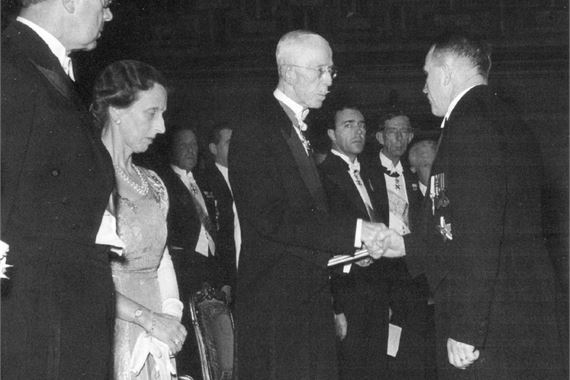 nobel prize ceremony in December 10th 1945