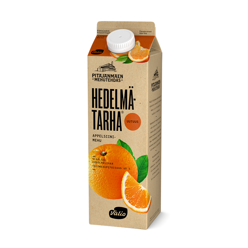 Valio Hedelmätarha® appelsiinimehu 1 l hedelmälihaa