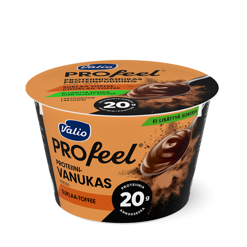 Valio PROfeel® proteiinivanukas 180 g suklaa-toffee laktoositon