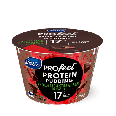 Valio PROfeel® Protein pudding czekoladowo-truskawkowy