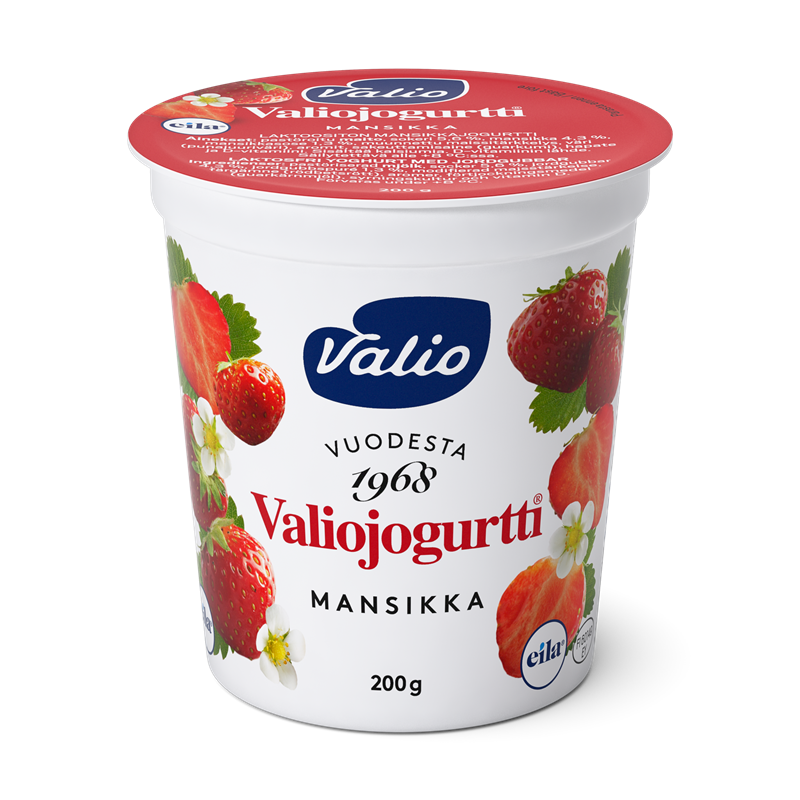 Valiojogurtti® 200 g mansikka laktoositon