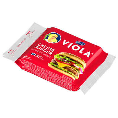 Valio processed cheese slices  Cheese Burger