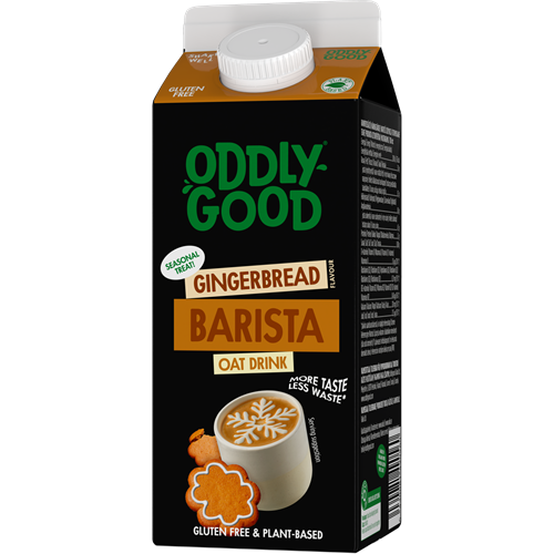 Oddlygood® Barista kaurajuoma piparkakku 0,75 l ESL gluteeniton