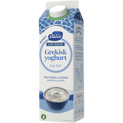 Valio Laktosfri grekisk yoghurt naturell 0,4% 1000 g