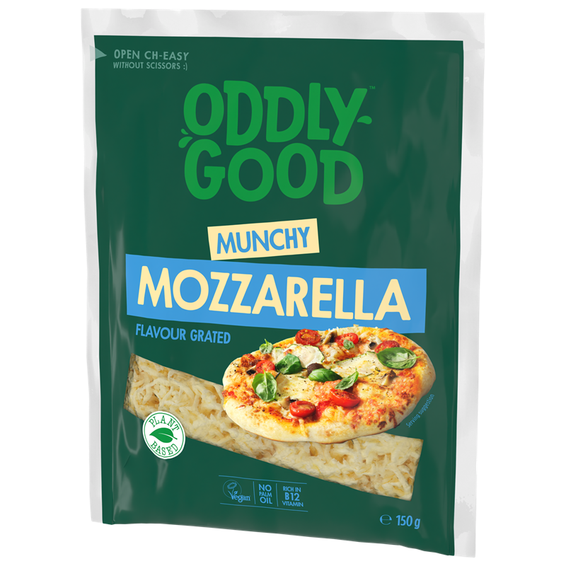 Oddlygood® e150 g grated mozzarella flavour