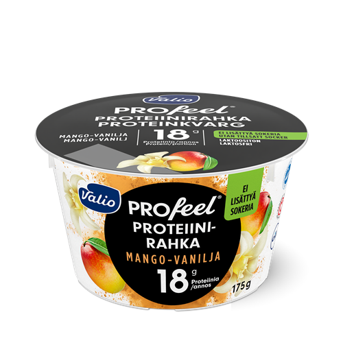 Valio PROfeel® proteiinirahka sokeroimaton 175 g mango-vanilja laktoositon