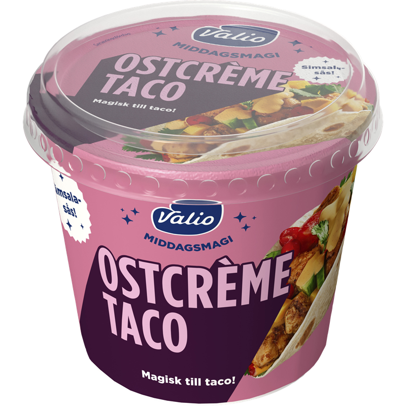 Valio Middagsmagi ostcrème taco