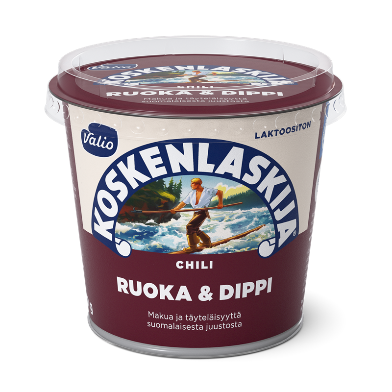 Valio Koskenlaskija® Ruoka & Dippi e250g chili laktoositon