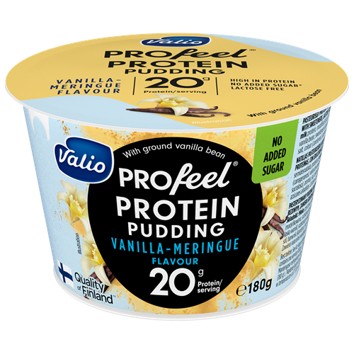 Valio PROfeel® Protein pudding o smaku wanilii i bezy  180 g