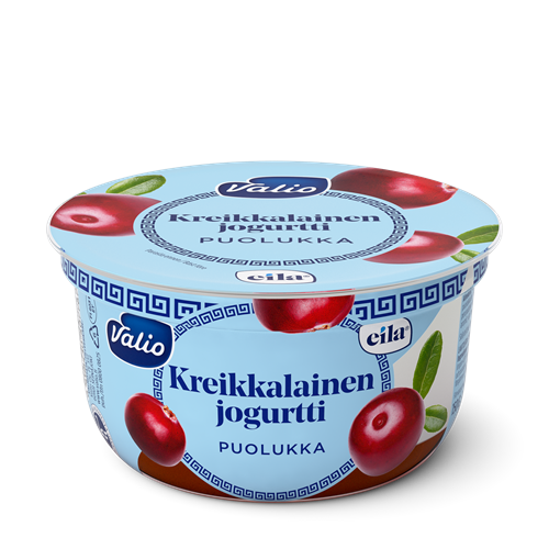 Valio kreikkalainen jogurtti 150 g puolukka laktoositon