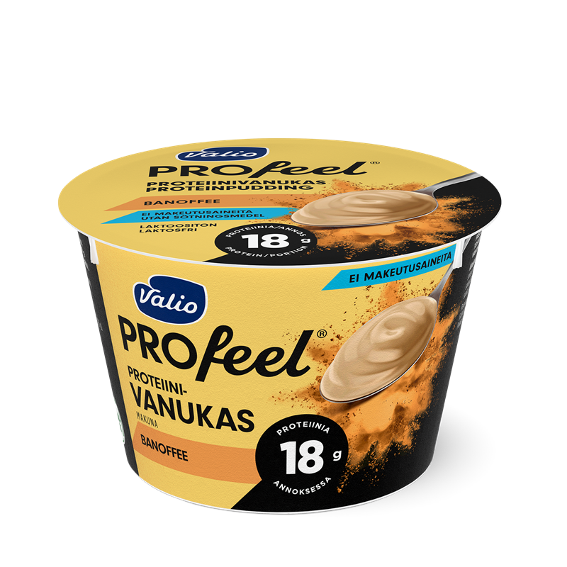 Valio PROfeel® proteiinivanukas 185 g banoffee makeutusaineeton laktoositon