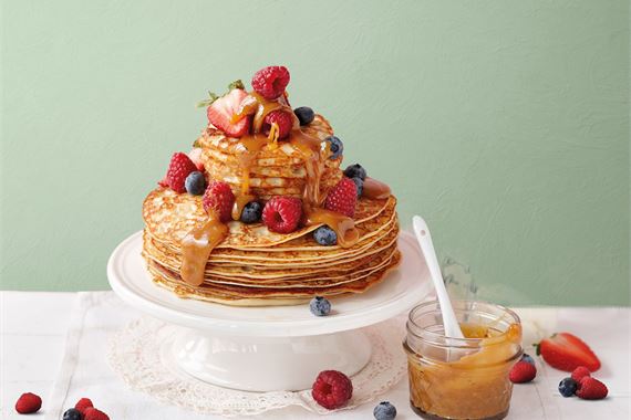 Glutenfria pannkakor på havredryck