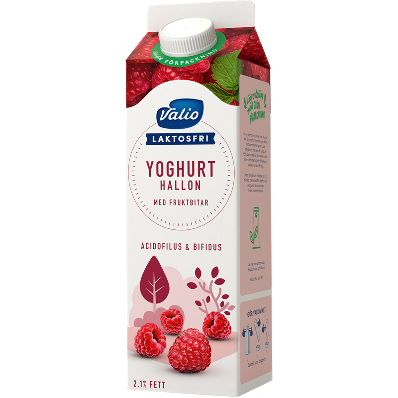 Valio Laktosfri yoghurt hallon 1000 g