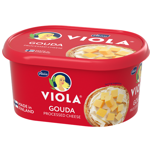 Valio processed cheese Gouda