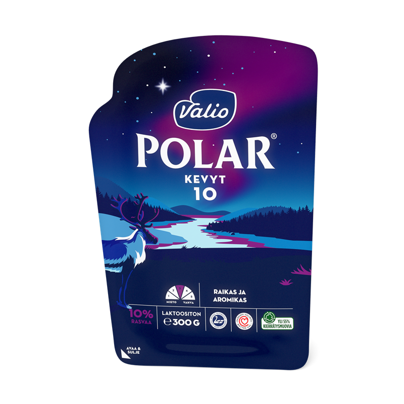 Valio Polar® Kevyt 10 % e300 g viipale