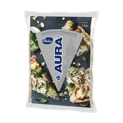 Valio AURA® e1 kg murennettu sinihomejuusto