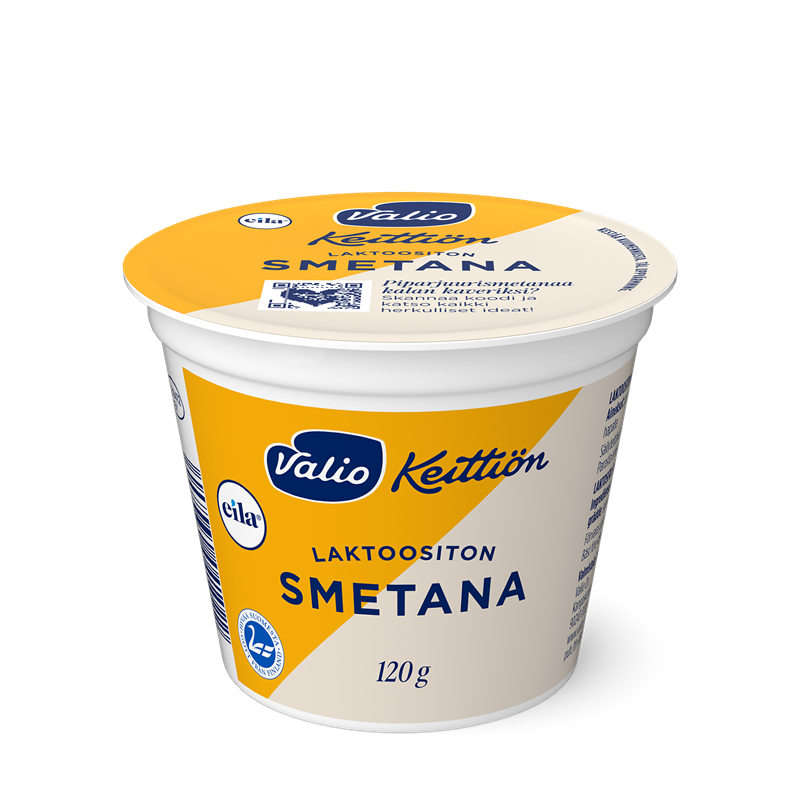 Valio Keittiön smetana 120 g laktoositon